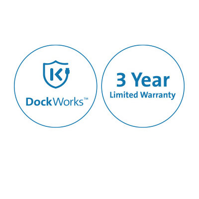 Free Kensington DockWorks™ Software and Three-Year Limited Warranty