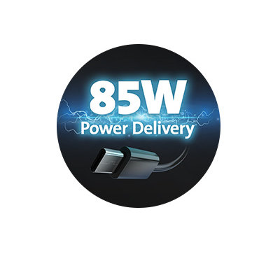 85 W Power Delivery