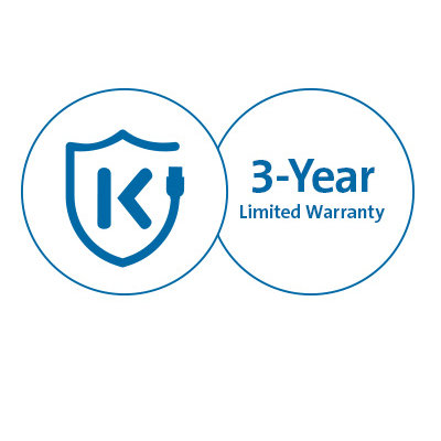 Free Kensington DockWorks™ Software and Three-Year Limited Warranty