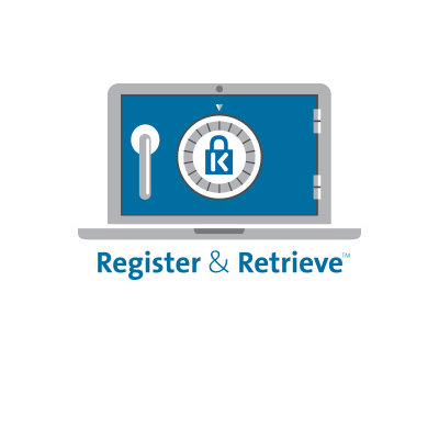 Register & Retrieve™ によるリセット可能な4桁番号コード