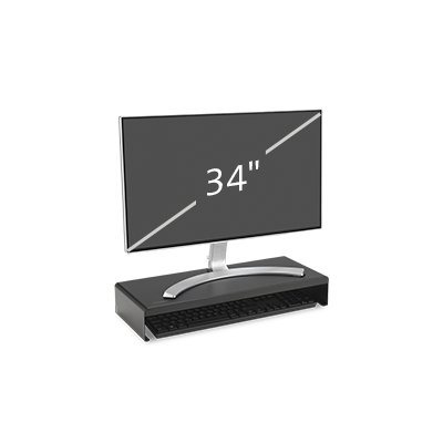 Works With Any Size Monitor Up To 34”