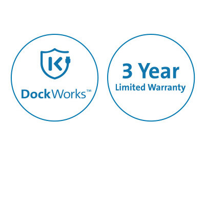 Free Kensington DockWorks™ Software and 3-Year Limited Warranty
